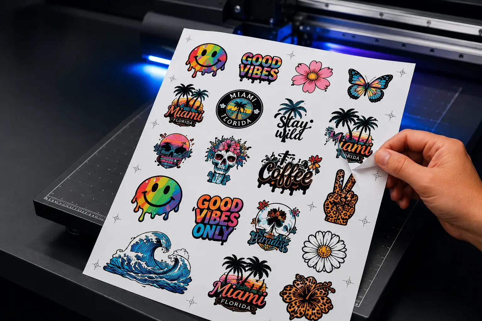 UV DTF Gang Sheets for businesses and events